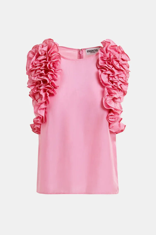 Essentiel Antwerp sleeveless ruffle top Honour