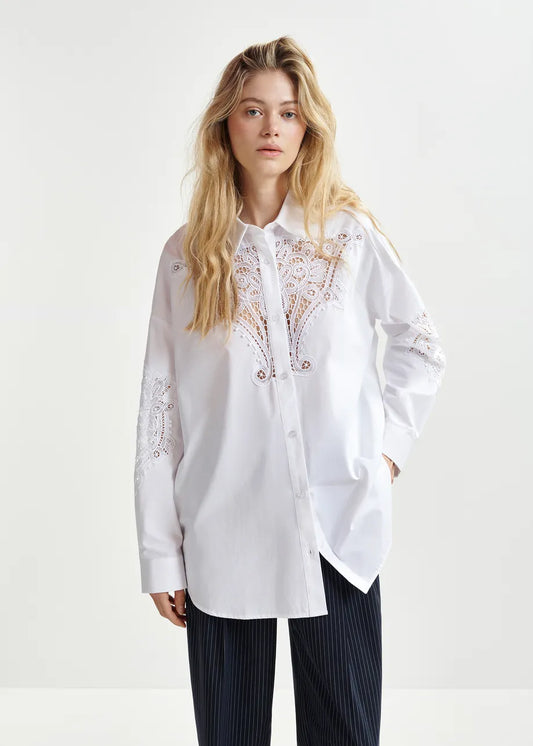 Essentiel Antwerp embroidered shirt Hoofd