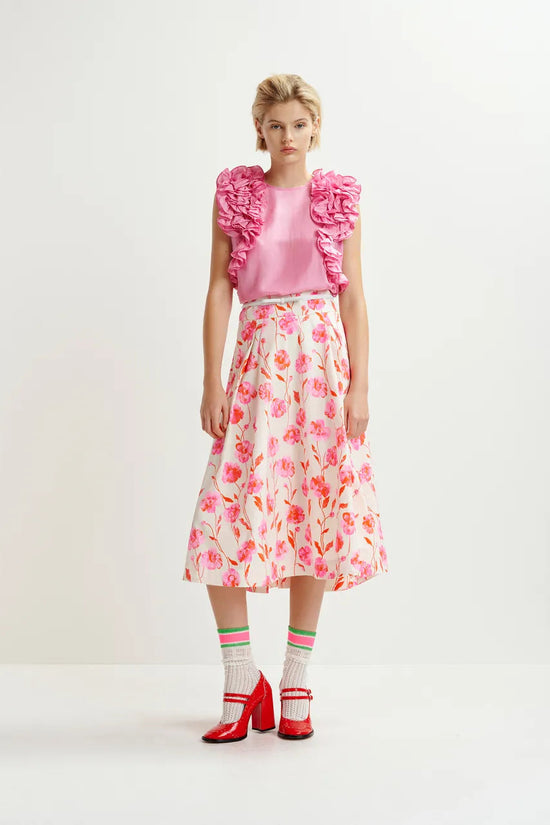 Essentiel Antwerp pleated midi skirt Hosanna