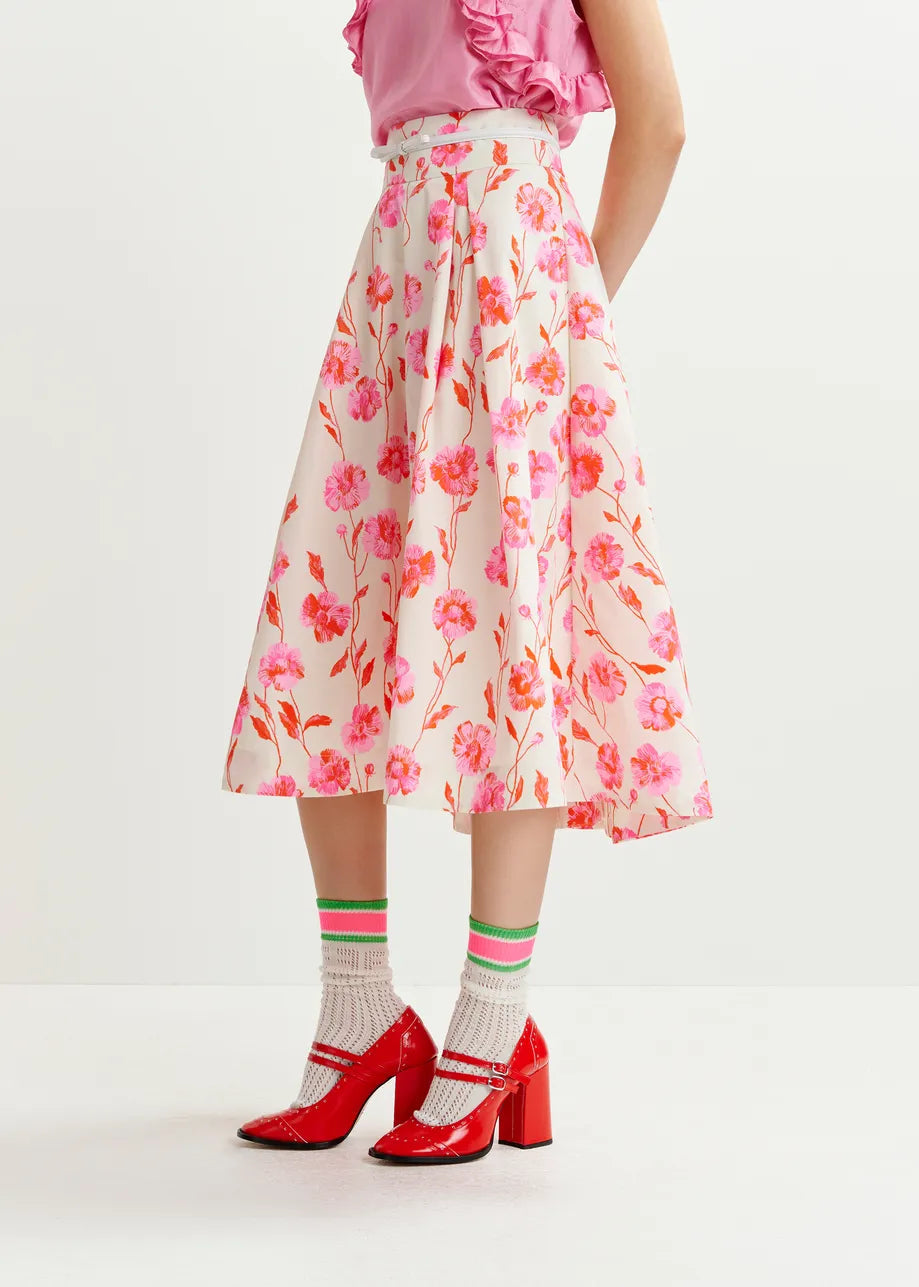 Essentiel Antwerp pleated midi skirt Hosanna