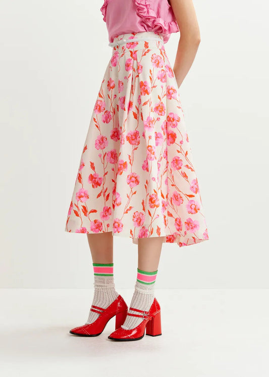 Essentiel Antwerp pleated midi skirt Hosanna