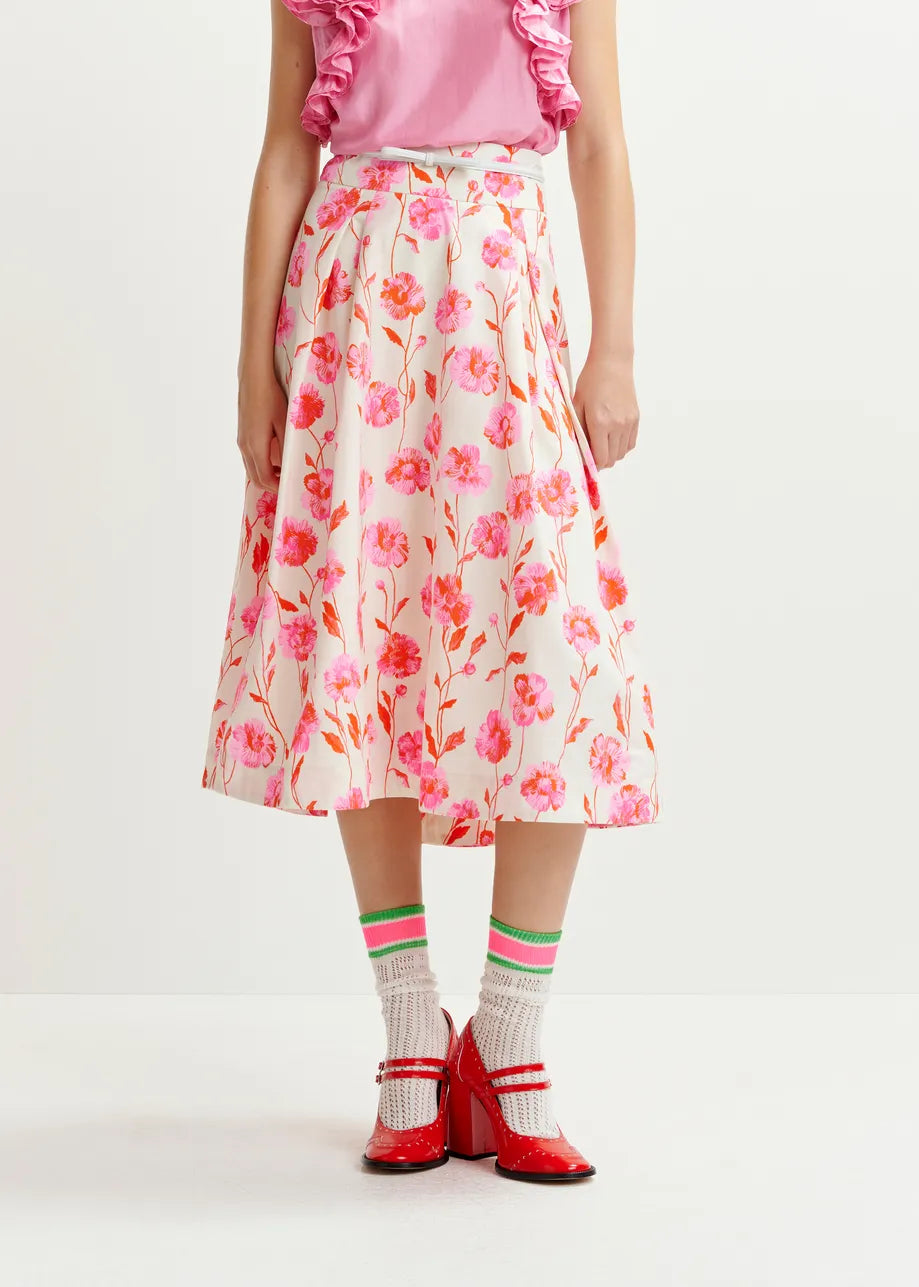 Essentiel Antwerp pleated midi skirt Hosanna