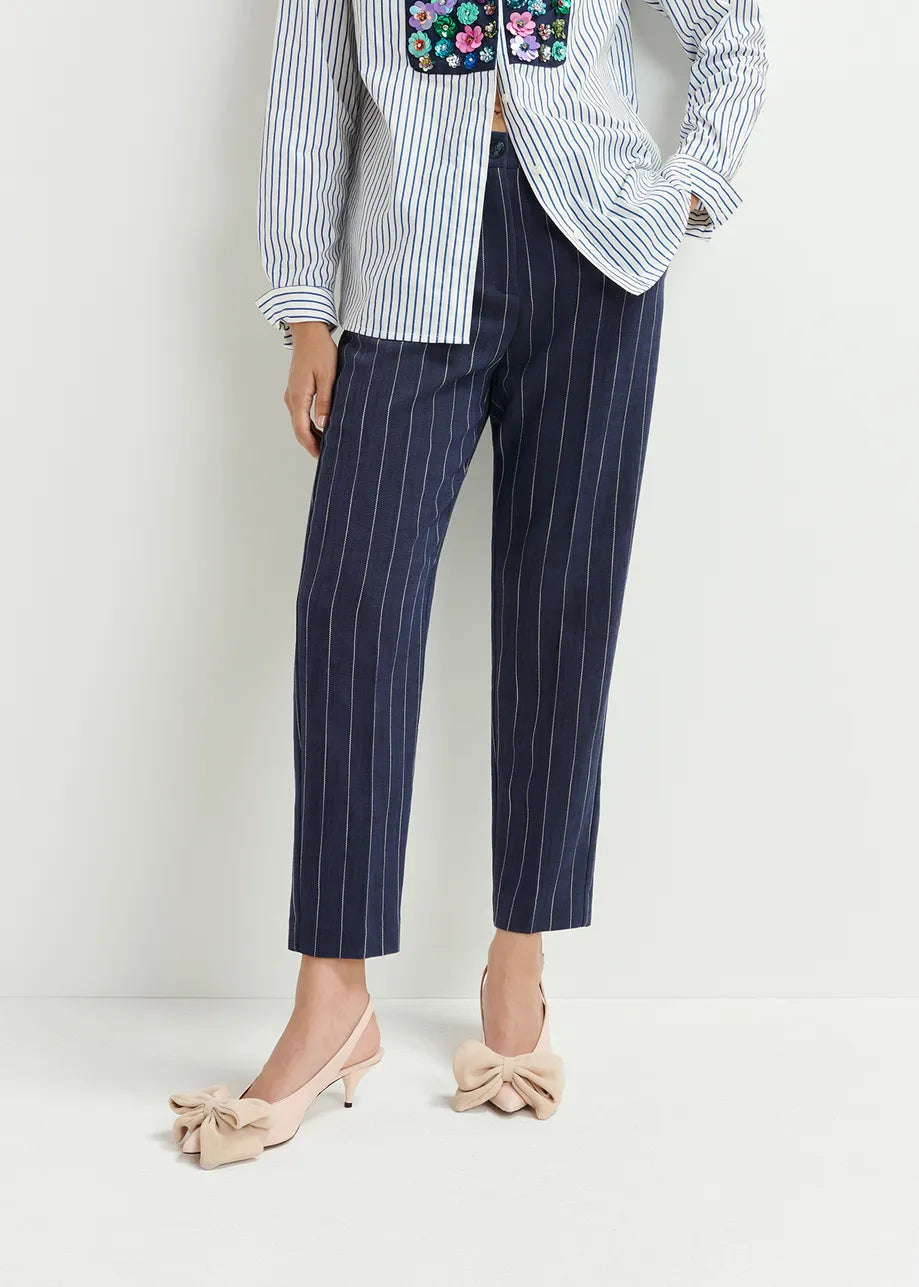 Essentiel Antwerp pinstripe trousers Host