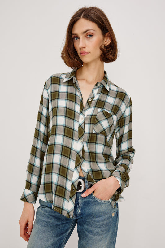 Rails check shirt Hunter