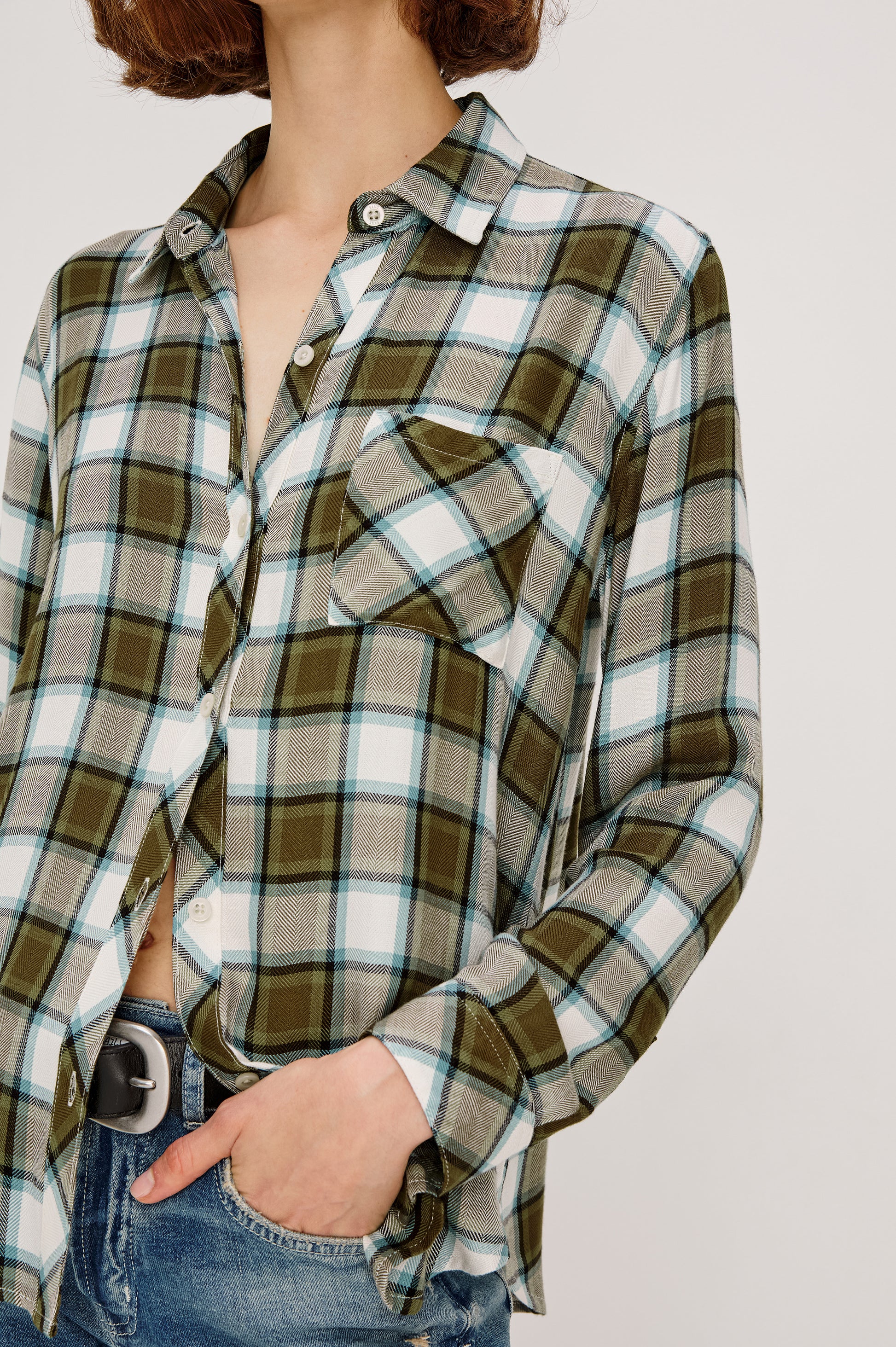 Rails check shirt Hunter