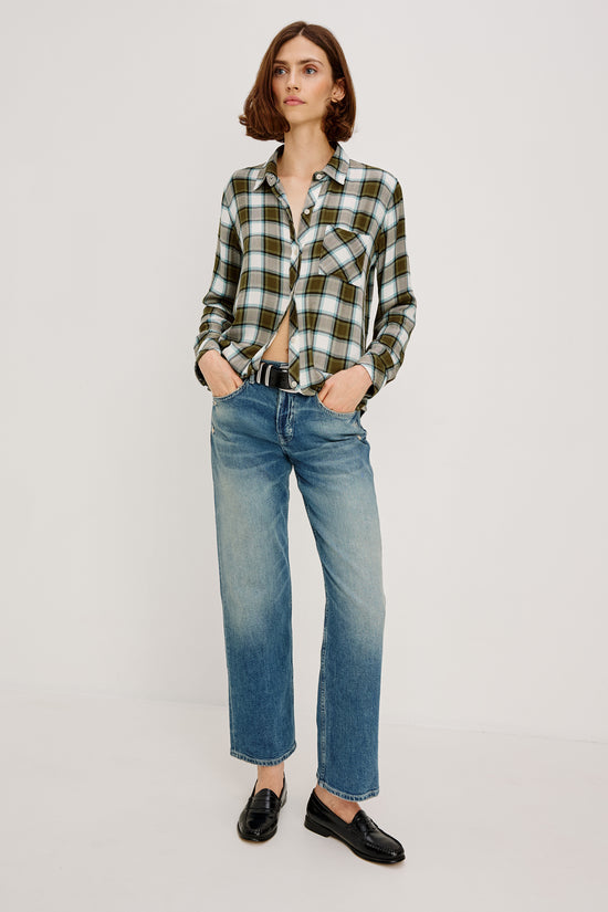 Rails check shirt Hunter
