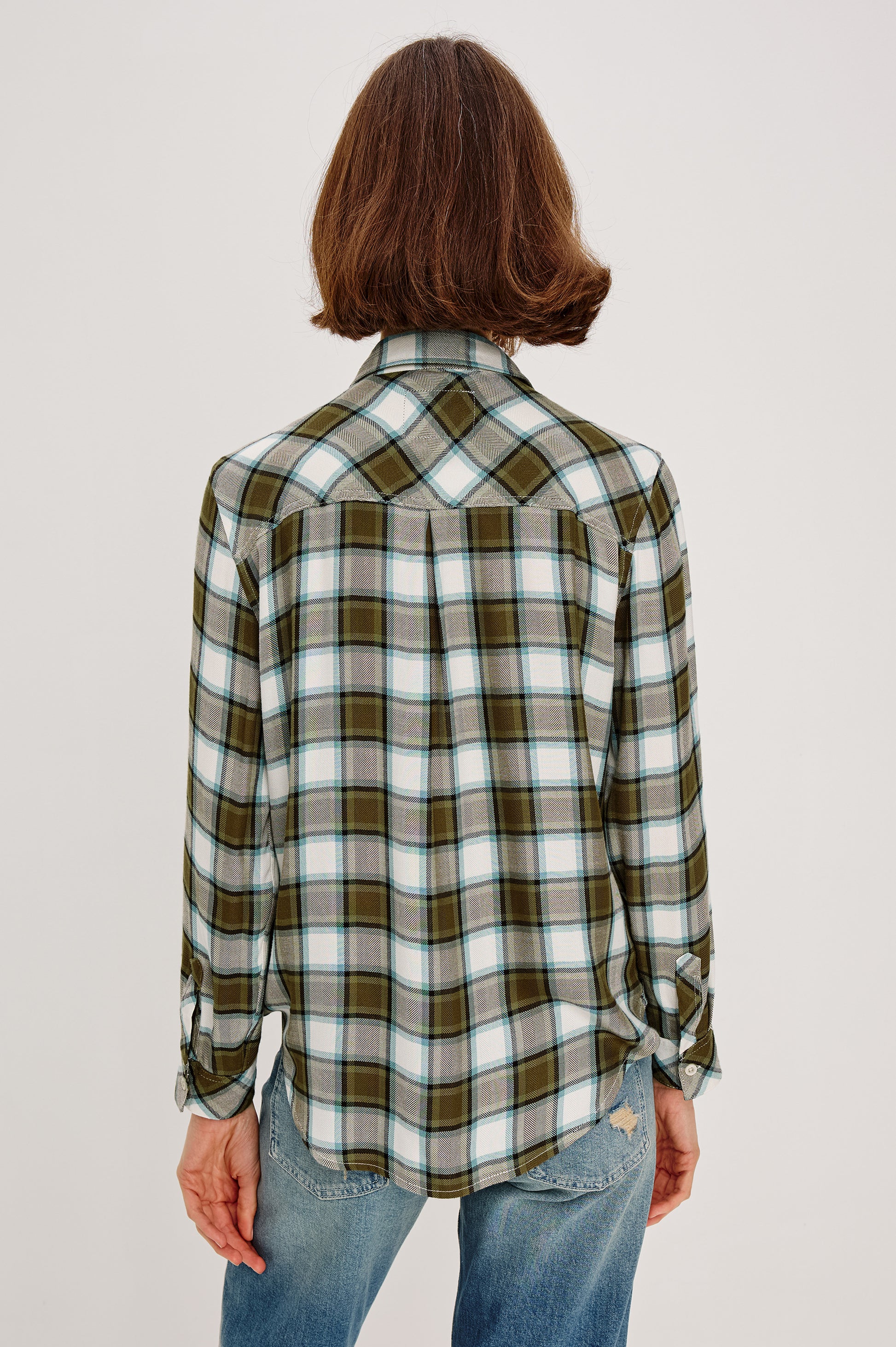 Rails check shirt Hunter
