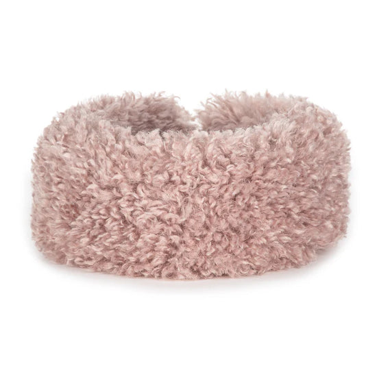 Helen Moore Rose Faux Fur Huff Headband