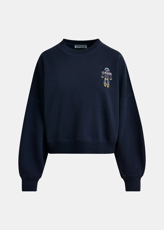 Essentiel Antwerp beaded robot sweater Ibernatus