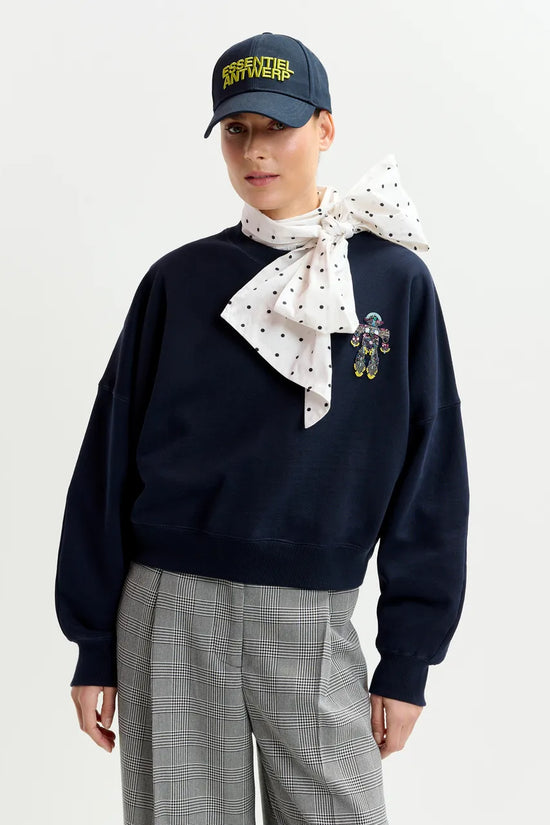 Essentiel Antwerp beaded robot sweater Ibernatus