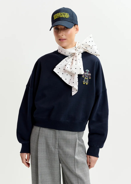 Essentiel Antwerp beaded robot sweater Ibernatus