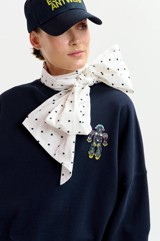 Essentiel Antwerp beaded robot sweater Ibernatus