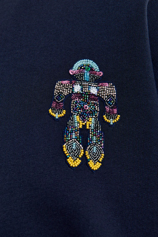 Essentiel Antwerp beaded robot sweater Ibernatus