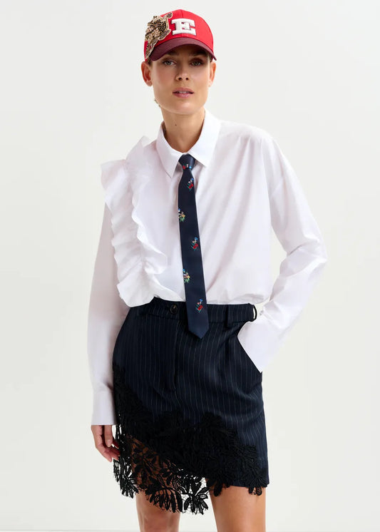 Essentiel Antwerp ruffle detailed shirt Ibody