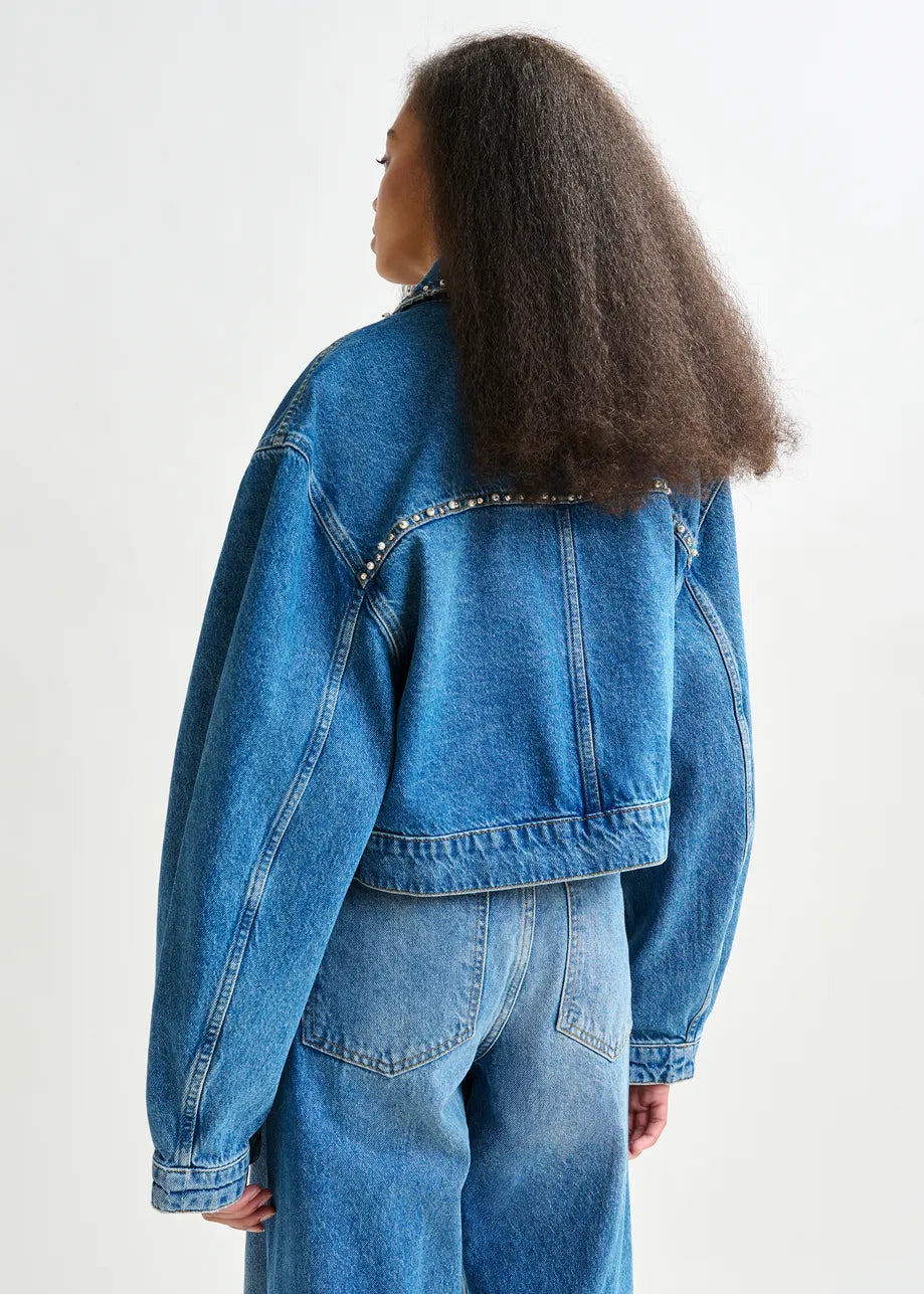 Essentiel Antwerp cropped denim jacket Idolized
