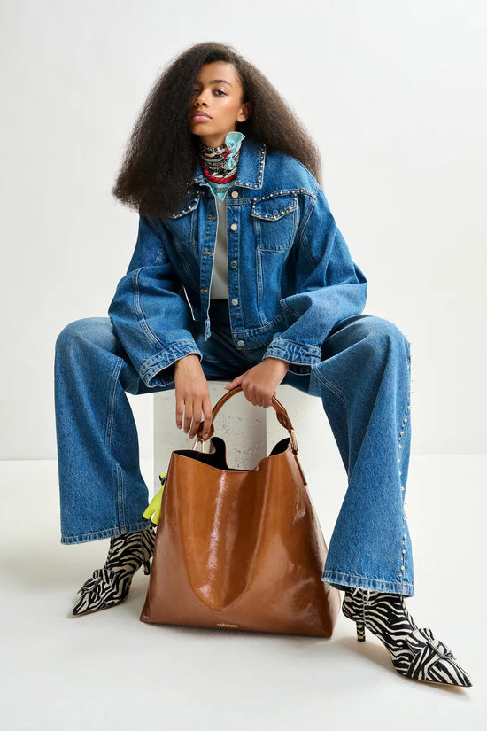 Essentiel Antwerp cropped denim jacket Idolized