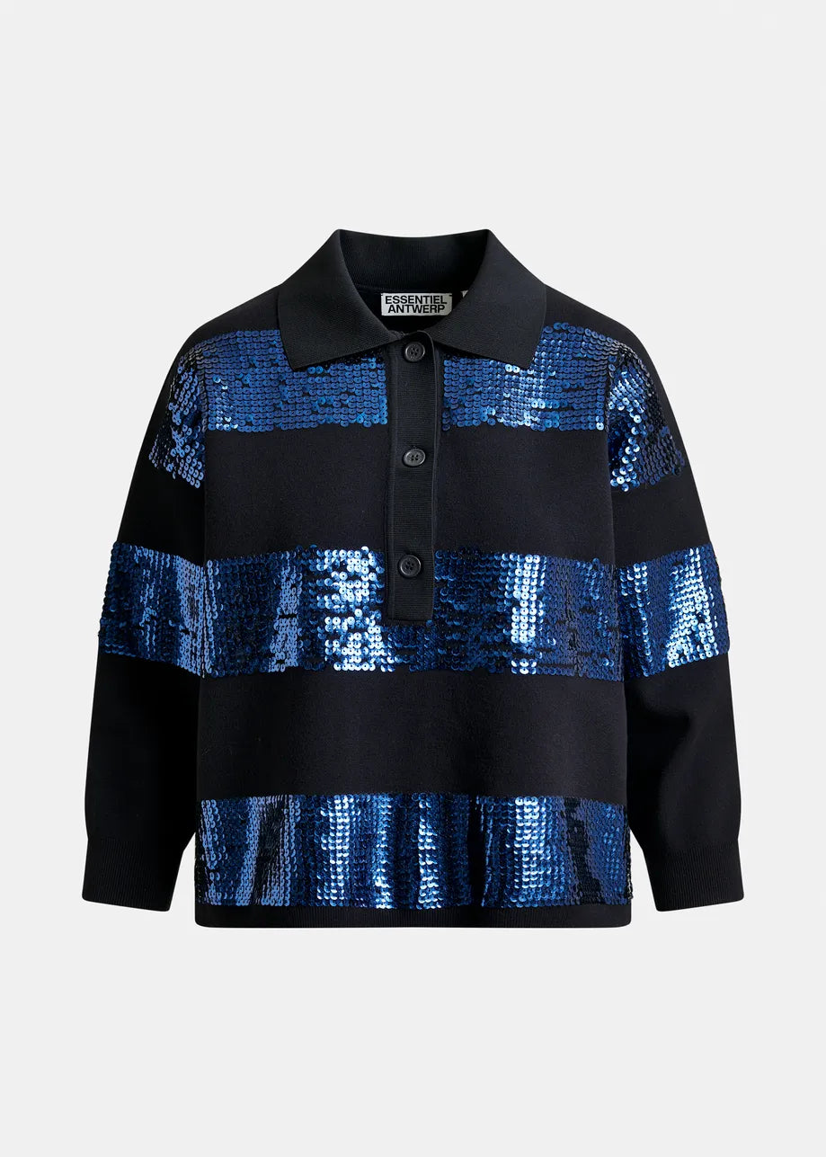 Essentiel Antwerp sequin polo Illuminati