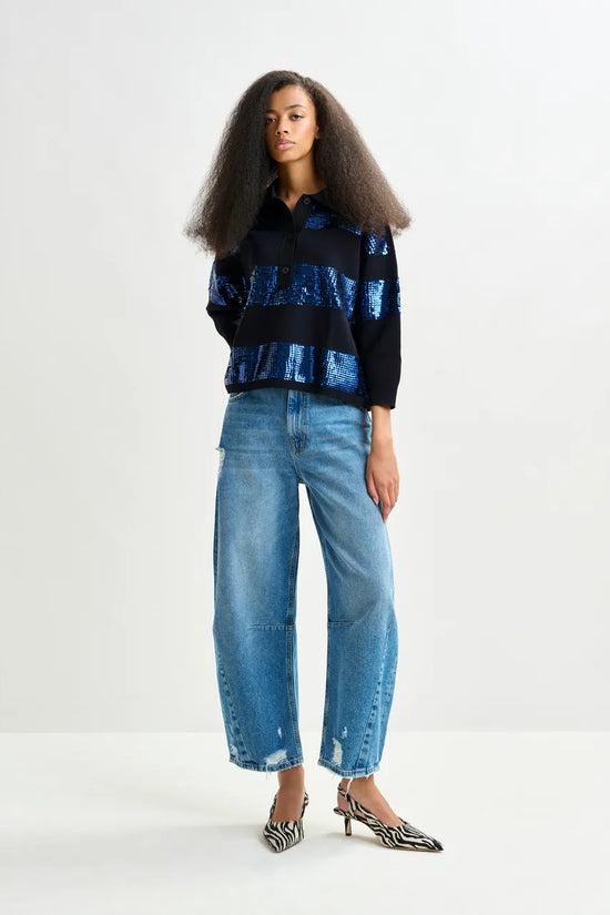 Essentiel Antwerp sequin polo Illuminati