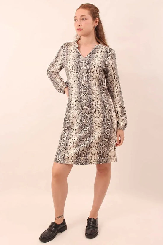 Sani Blu snakeskin print dress 6128