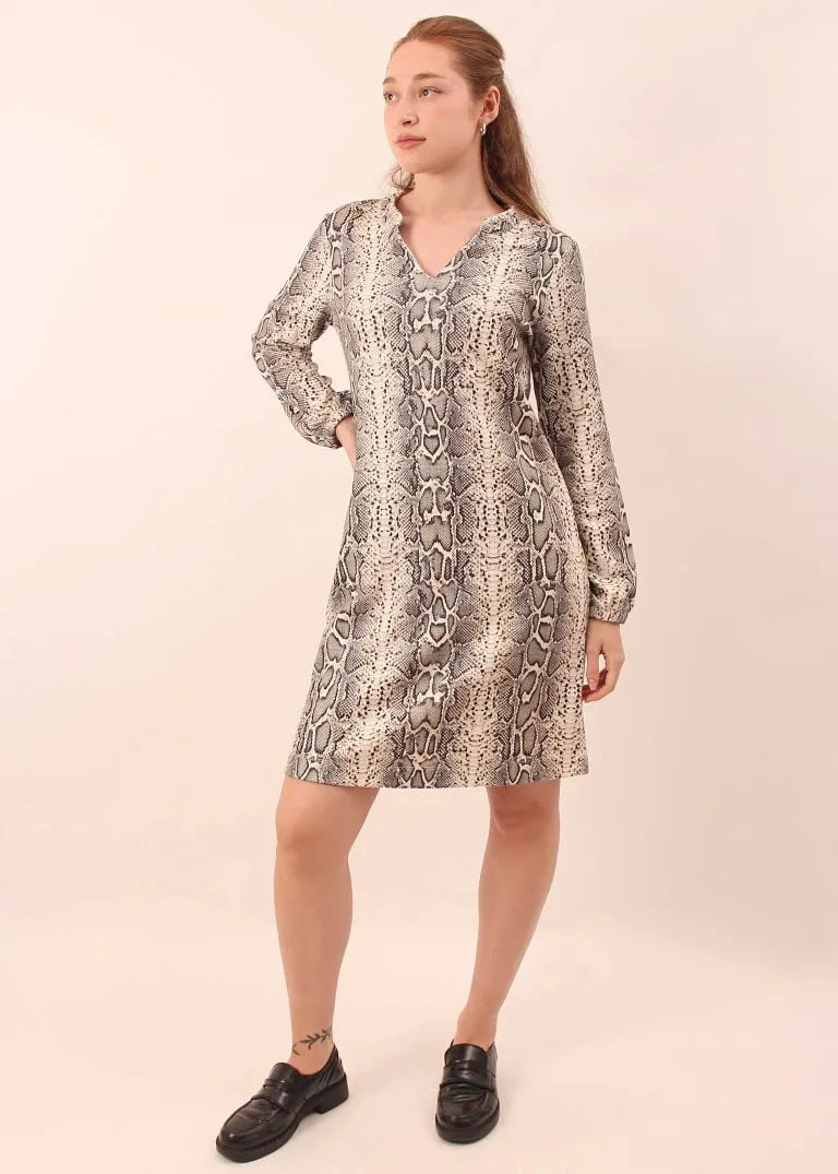 Sani Blu snakeskin print dress 6128