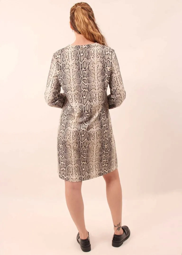Sani Blu snakeskin print dress 6128