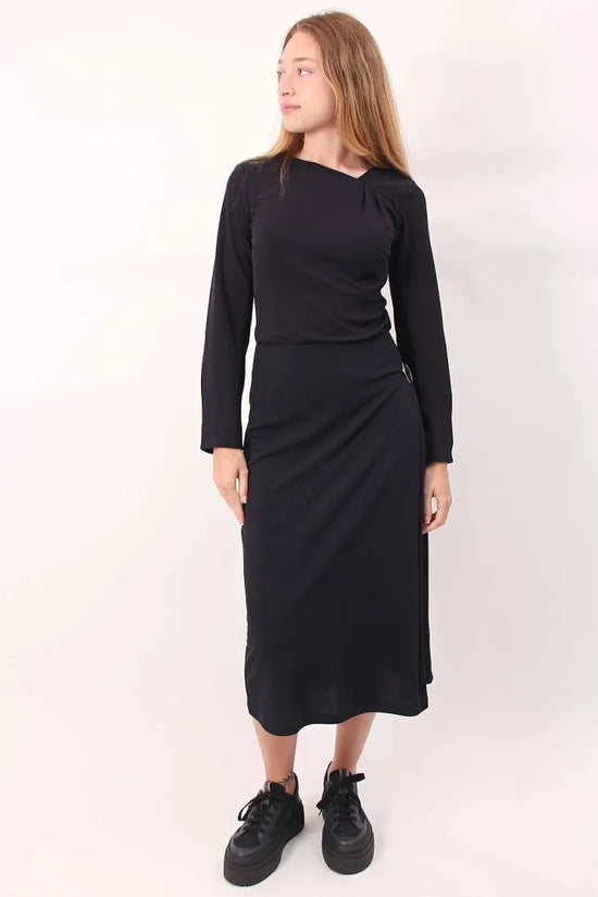 Max Mara Leisure silver buckle midi skirt Paolo