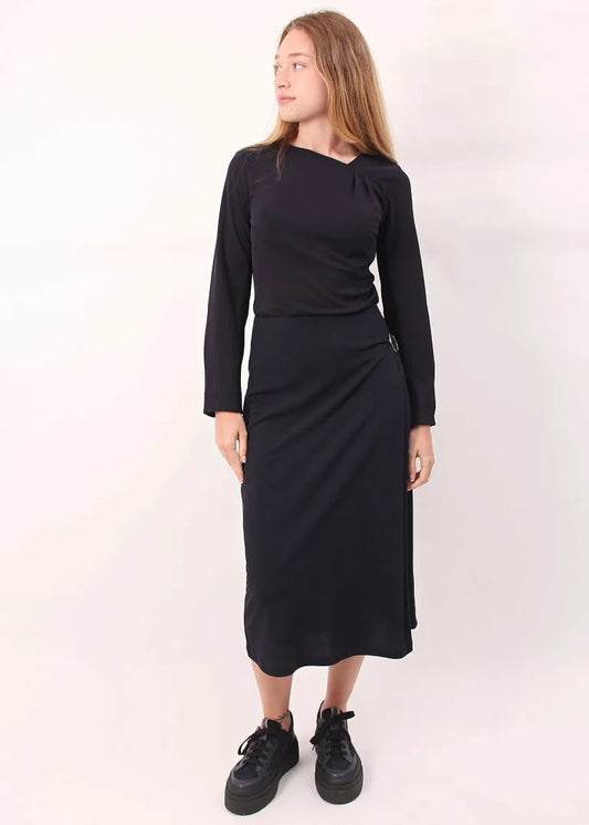 Max Mara Leisure silver buckle midi skirt Paolo