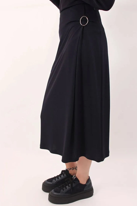 Max Mara Leisure silver buckle midi skirt Paolo
