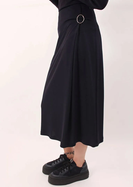 Max Mara Leisure silver buckle midi skirt Paolo