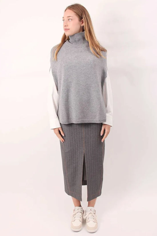 Max Mara Weekend polo neck tank top Annicane
