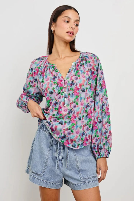 Rails spring meadow print top Indi