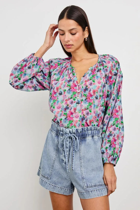 Rails spring meadow print top Indi