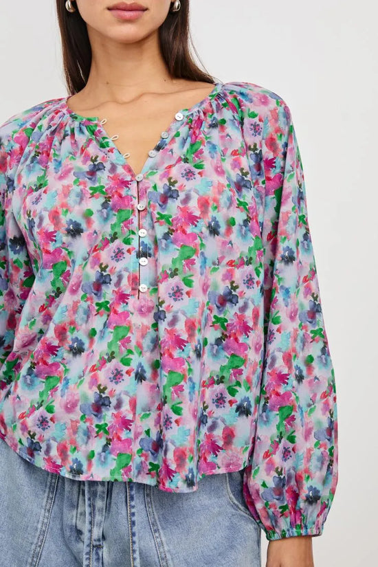 Rails spring meadow print top Indi
