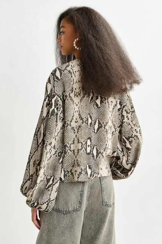 Essentiel Antwerp snake print top Inemy