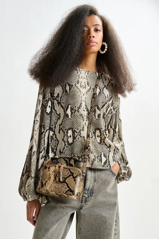Essentiel Antwerp snake print top Inemy