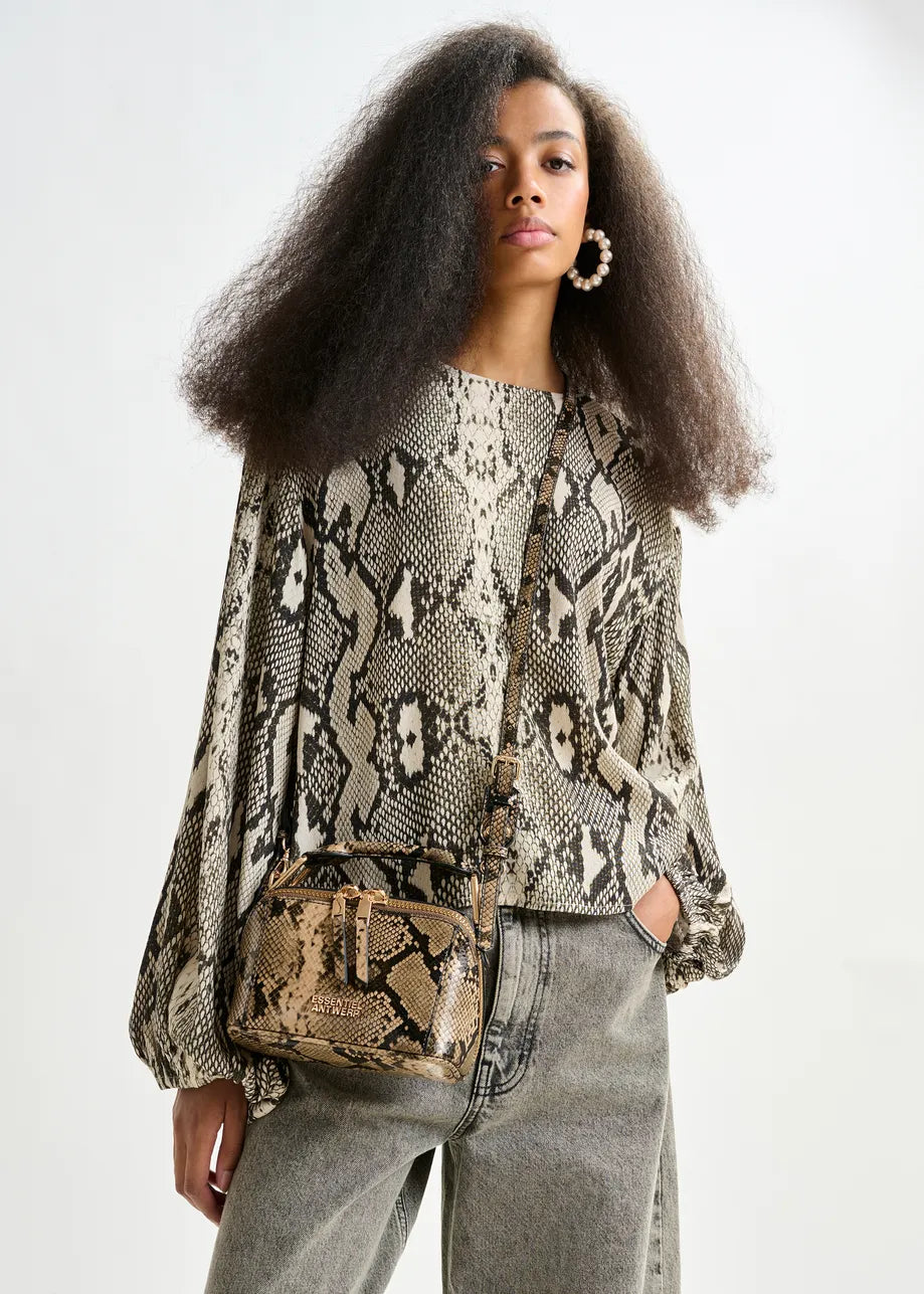 Essentiel Antwerp snake print top Inemy