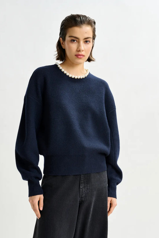Essentiel Antwerp pearl embellished sweater Inti