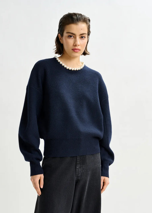 Essentiel Antwerp pearl embellished sweater Inti