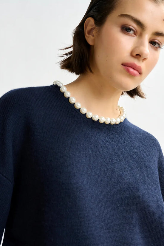 Essentiel Antwerp pearl embellished sweater Inti