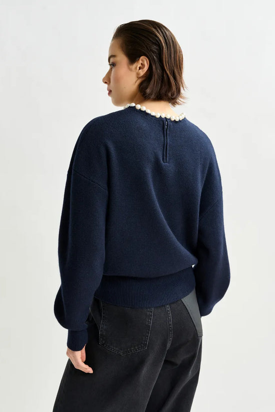 Essentiel Antwerp pearl embellished sweater Inti