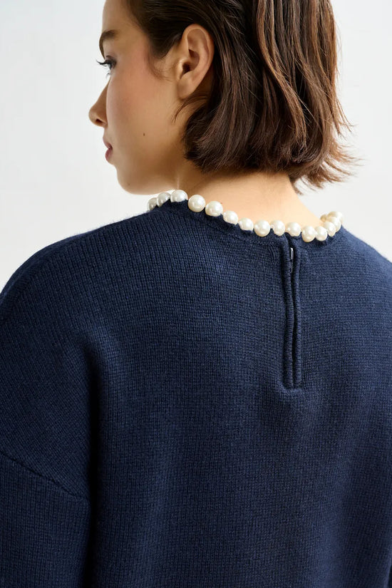 Essentiel Antwerp pearl embellished sweater Inti