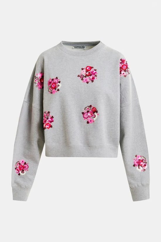 Essentiel Antwerp floral sequin sweatshirt Itro