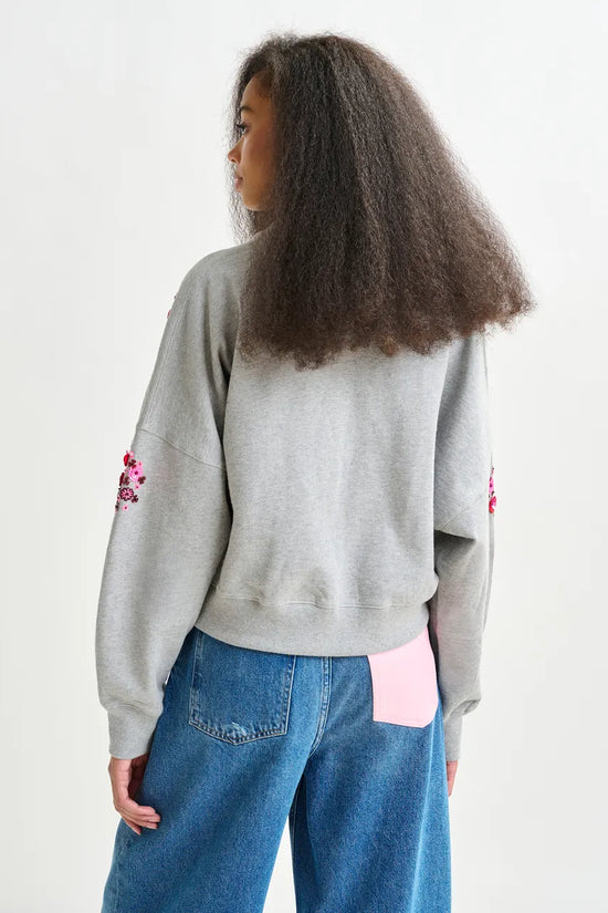 Essentiel Antwerp floral sequin sweatshirt Itro