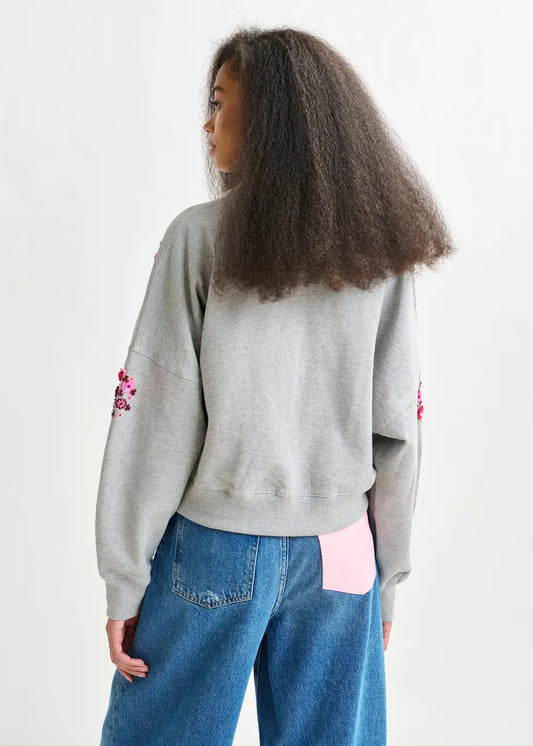Essentiel Antwerp floral sequin sweatshirt Itro