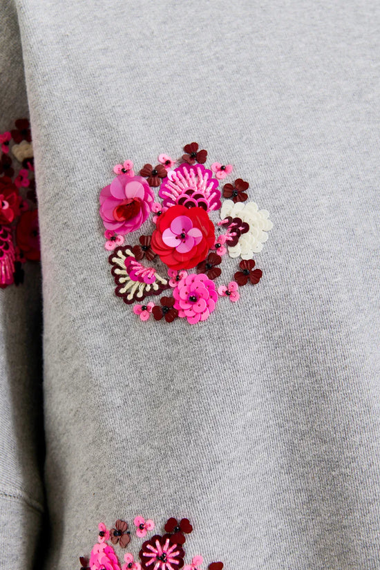 Essentiel Antwerp floral sequin sweatshirt Itro