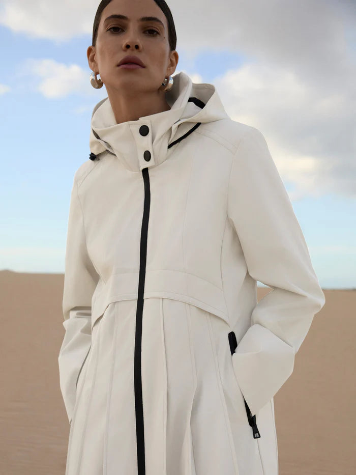 Creenstone Doreen pleated coat