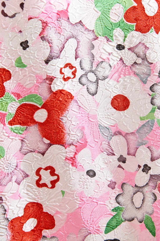 Essentiel Antwerp Off-white and Multicolour Floral Jacquard Top JANVIER