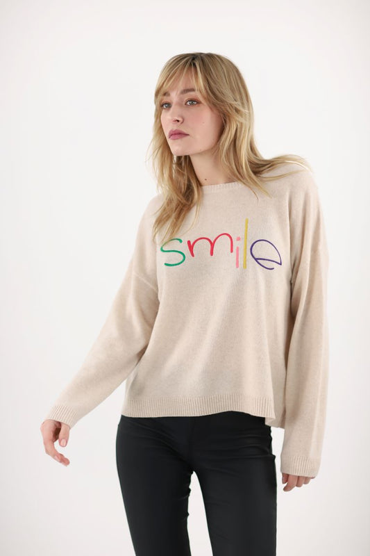 Estheme Cashmere smile sweater Jf5w007c