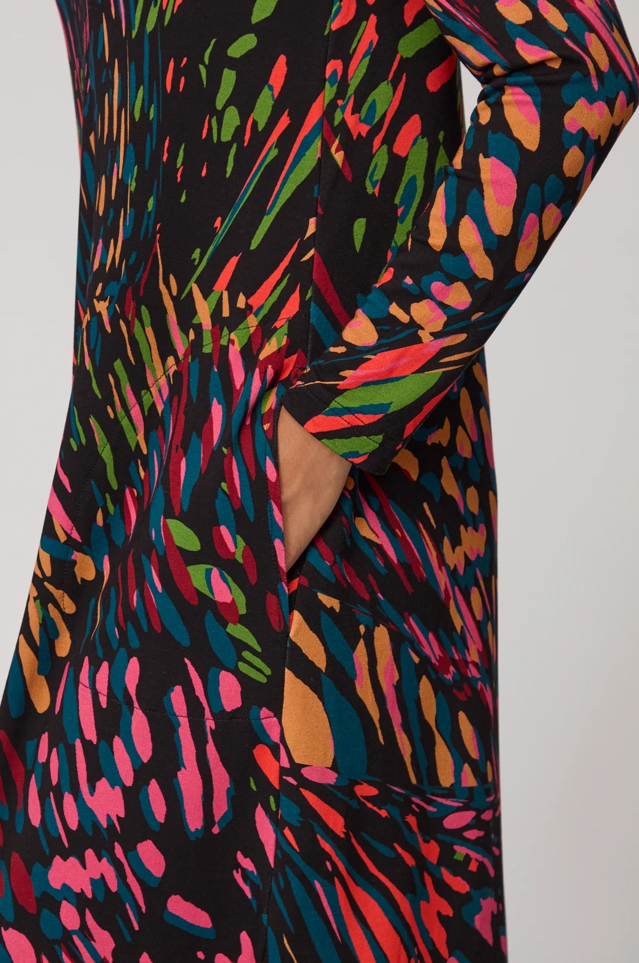 Sahara skyfire jersey dress Jfd6633-BSW