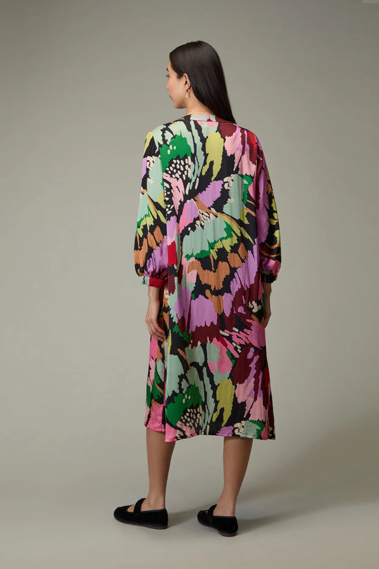 Sahara floral collage print dress JFD6691